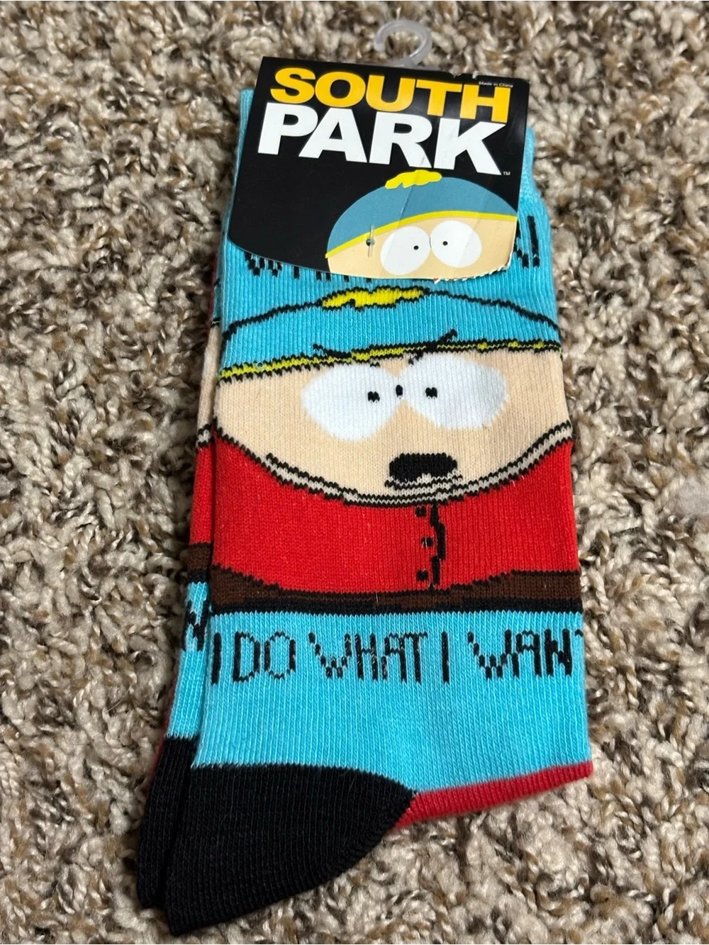 NWT Novelty Sock Bundle. Cartman, Mötley Crüe, Pink Floyd. David Bowie. One size